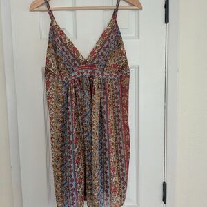 Bohemian Multicolor Strappy Dress